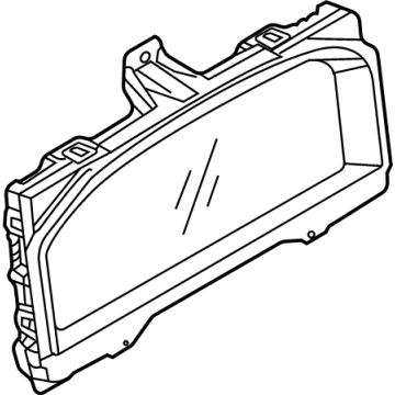 Nissan 24809-6RR1D DISPLAY UNIT-METER