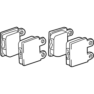 Lexus 04466-30170 Rear Disc Brake Pad Kit