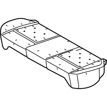 Ford AE8Z-5463840-A Seat Cushion Pad