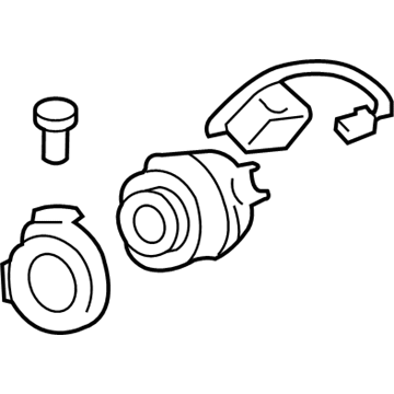 Hyundai 81920-1EA00 Cylinder Assembly-Steering & Ignition Lock