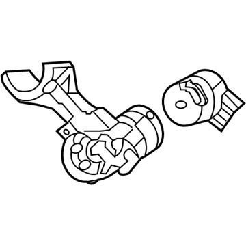 Hyundai 81910-1E020 Body & Switch Assembly-Steering & IGNTION