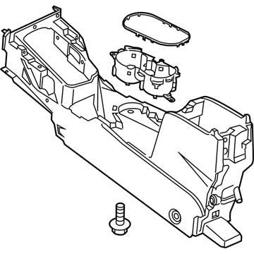 Ford D2BZ-58045A36-BD Console Base