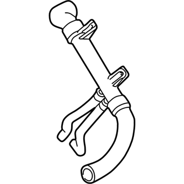 Ford XW4Z-8286-BA Lower Hose