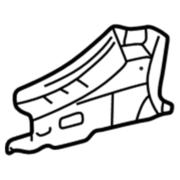 Lexus 61427-53010 Reinforcement, Rocker Panel, NO.5 RH
