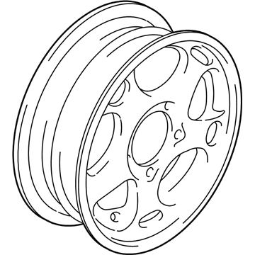 GM 91176260 Wheel, Alloy