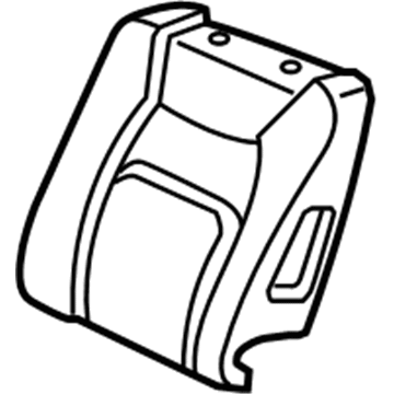 Honda 81523-SJC-A11 Pad, L. FR. Seat-Back