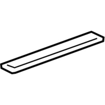 Acura 84252-STX-A01ZB Garnish Assembly, Left Front Side (Outer) (Medium Gray)