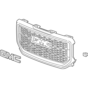 GM 23496245 Grille Asm-Front *Chrome