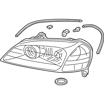 Acura 33101-S3M-A01 Headlight Head Light Headlamp