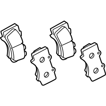 Toyota 04465-02440 Front Pads