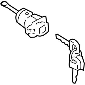 Hyundai 81970-3KA00 Front Door Lock Assembly, Left