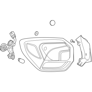 GM 42756093 Tail Lamp