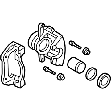 Hyundai 58180-2MA00 CALIPER Kit-Front Brake, LH