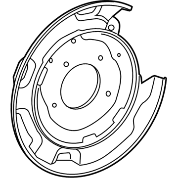 Lexus 46504-60370 Plate Sub-Assembly, Park