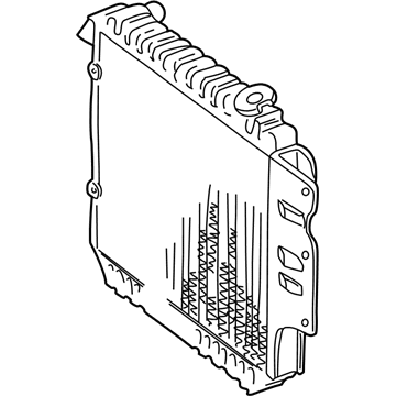 Mopar 55037652AA Engine Cooling Radiator