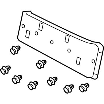 Mopar 68086345AA Plate Kit