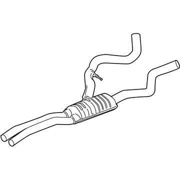 BMW 18-30-7-565-541 Exhaust Pipe Centre