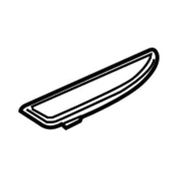 Acura 83555-TK4-A02ZA Cap, Left Front Pull Pocket (Gray)