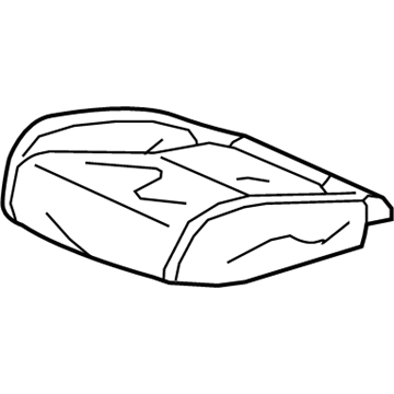 Honda 81131-TRW-A21ZA Trim Cover R (Ivory Mesh)
