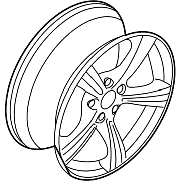 BMW 36-11-6-787-655 Light Alloy Rim