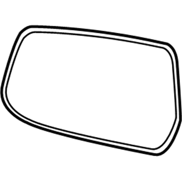 GM 20815186 Mirror-Outside Rear View (Reflector Glass & Backing Plate)