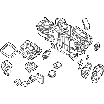 Nissan 27210-9BP1C Blower Assembly-Air Conditioner