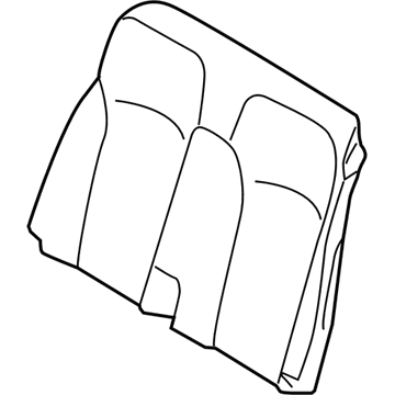 Lexus 71077-53421-A2 Rear Seat Back Cover (For Bench Type)