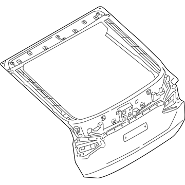 BMW 41-00-7-419-932 Tailgate, Aluminium