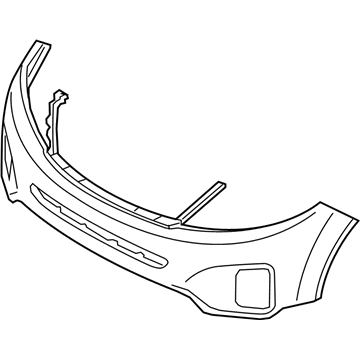 Kia 865111U500 Front Bumper Upper Cover