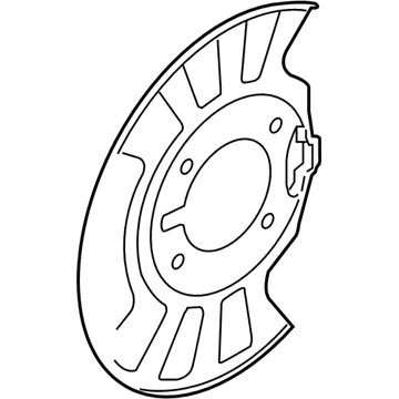 Infiniti 41151-1LA0A Front Brake-Backing Plate Dust Splash Shield