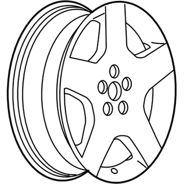 GM 9595927 18X7 Aluminum Wheel Rim.