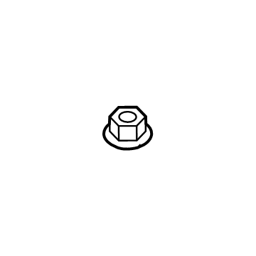 Kia 1339606007B Nut-Flange