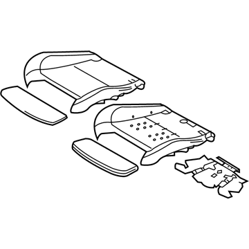 BMW 52-10-7-251-621 Upholstered.Section., Sport Seat, Leather, Right