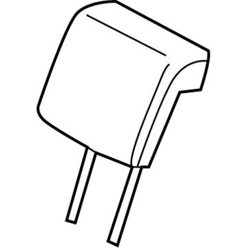 Nissan 86480-1JA0C Head Rest-3RD Seat