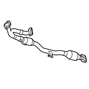Lexus 17410-31540 Front Exhaust Pipe Assembly