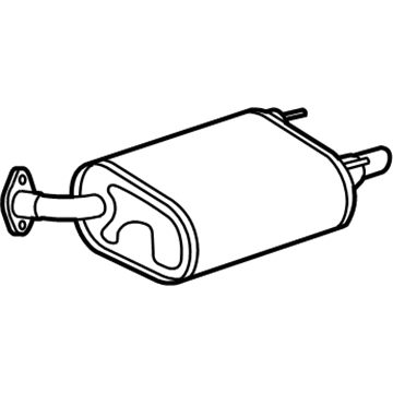 Toyota 17440-31011 Rear Muffler