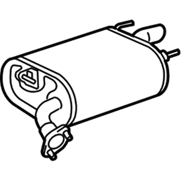 Toyota 17430-31471 Rear Muffler