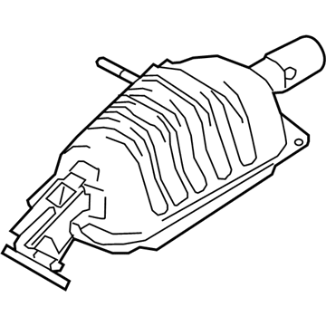 Toyota 17430-WB005 Muffler