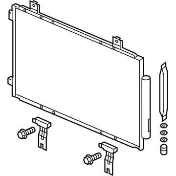 Acura 80100-TJB-A01 Condenser Assembly