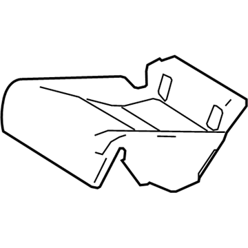 Lexus 71076-24060-C1 Rear Seat Cushion Cover Sub-Assembly, Left (For Bench Type)