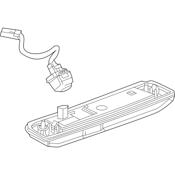 GM 42767344 License Lamp Assembly