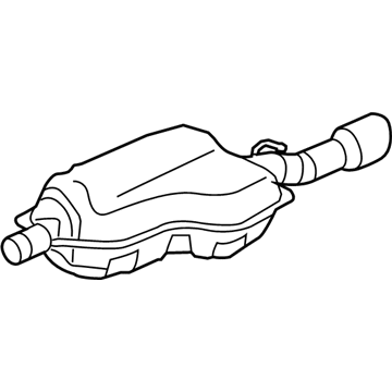 GM 15297091 Exhaust Muffler Assembly