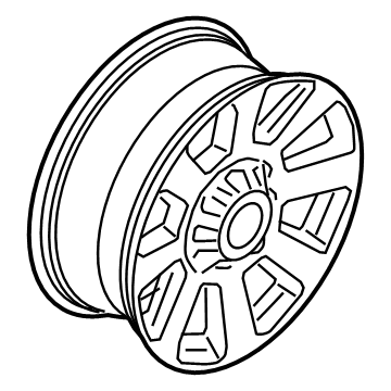 Ford HC3Z-1007-D Wheel, Alloy