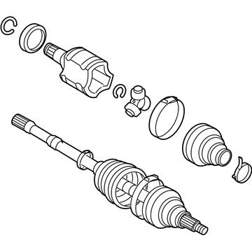 Toyota 42340-01010 Axle Assembly
