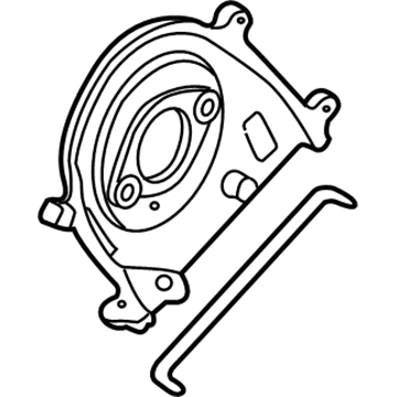 Acura 11870-RCA-A00 Plate Assembly, Rear Timing Belt Back Cover