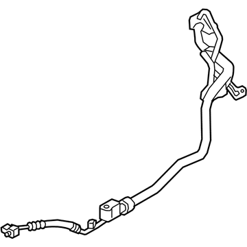 BMW 64-53-9-324-798 Refrigerant Line, Double Pipe