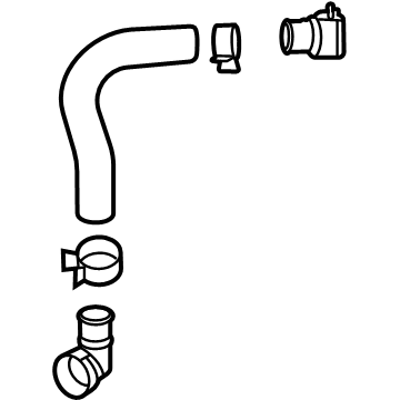 Kia 25415L1200 Hose Assembly-RADAATOR, L