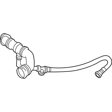 BMW 11-53-1-711-877 Upper Radiator Coolant Hose