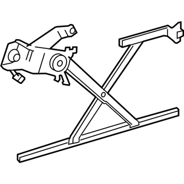 Mopar 55359555AC Window Regulator Front, Front Left