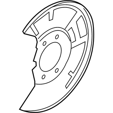 Infiniti 41151-1EX1A Backing Plate